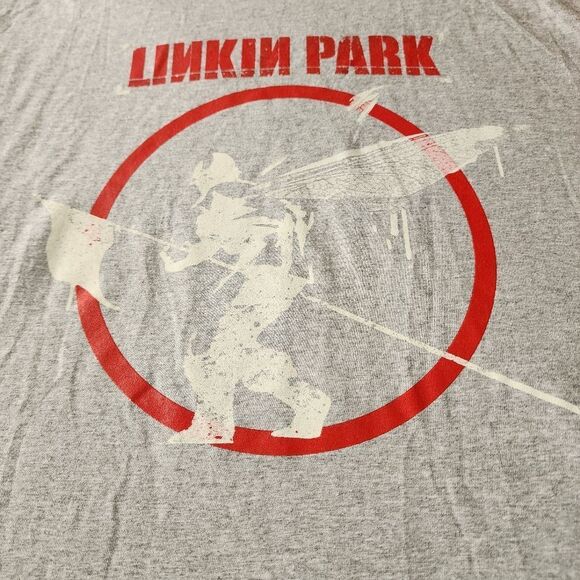 Linkin Park Gray Tshirt With Graphics Size 2XL New - Picture 2 of 5